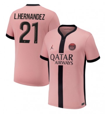 Paris Saint-Germain Lucas Hernandez #21 Tercera Equipación 2024-25 Manga Corta